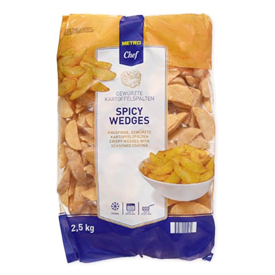 Batata Gomos C/Pele Ervas Congelada METRO Chef 4x2,5kg Batata Gomos C/Pele Ervas Congelada METRO Chef 4x2,5kg