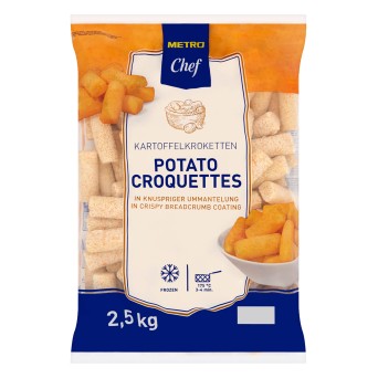 Batata Croquete Congelada METRO Chef 4x2,5 kg Batata Croquete Congelada METRO Chef 4x2,5 kg
