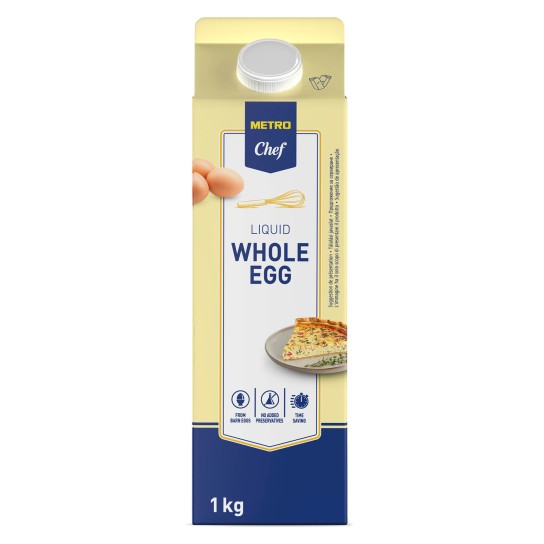 Ovo Liquido Pasteurizado Solo METRO Chef 1 kg Ovo Liquido Pasteurizado Solo METRO Chef 1 kg
