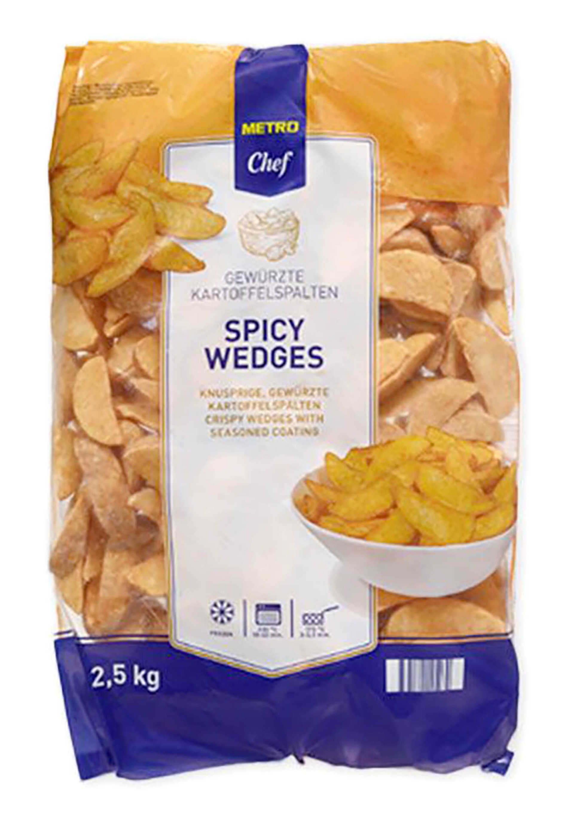 Batata Gomos c/ Pele Ervas Congelada METRO Chef 4x2,5kg Batata Gomos c/ Pele Ervas Congelada METRO Chef 4x2,5kg