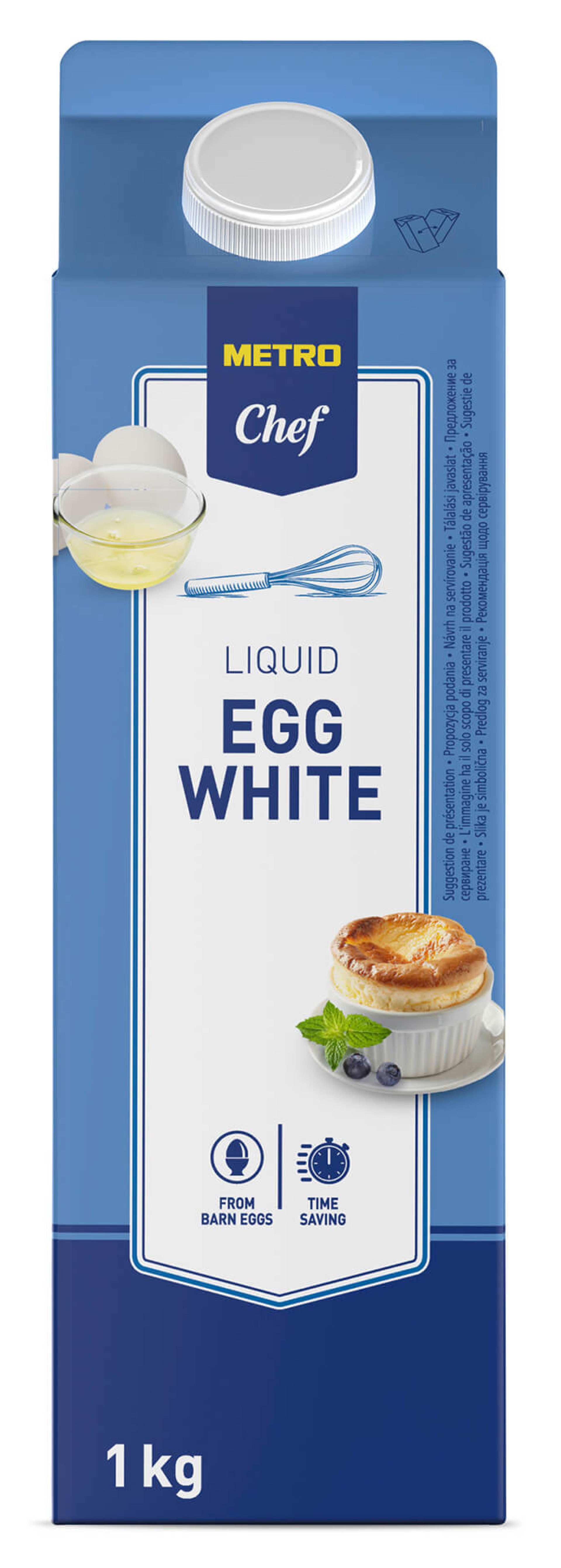 Clara Liquida Pasteurizada Solo METRO Chef 1 kg