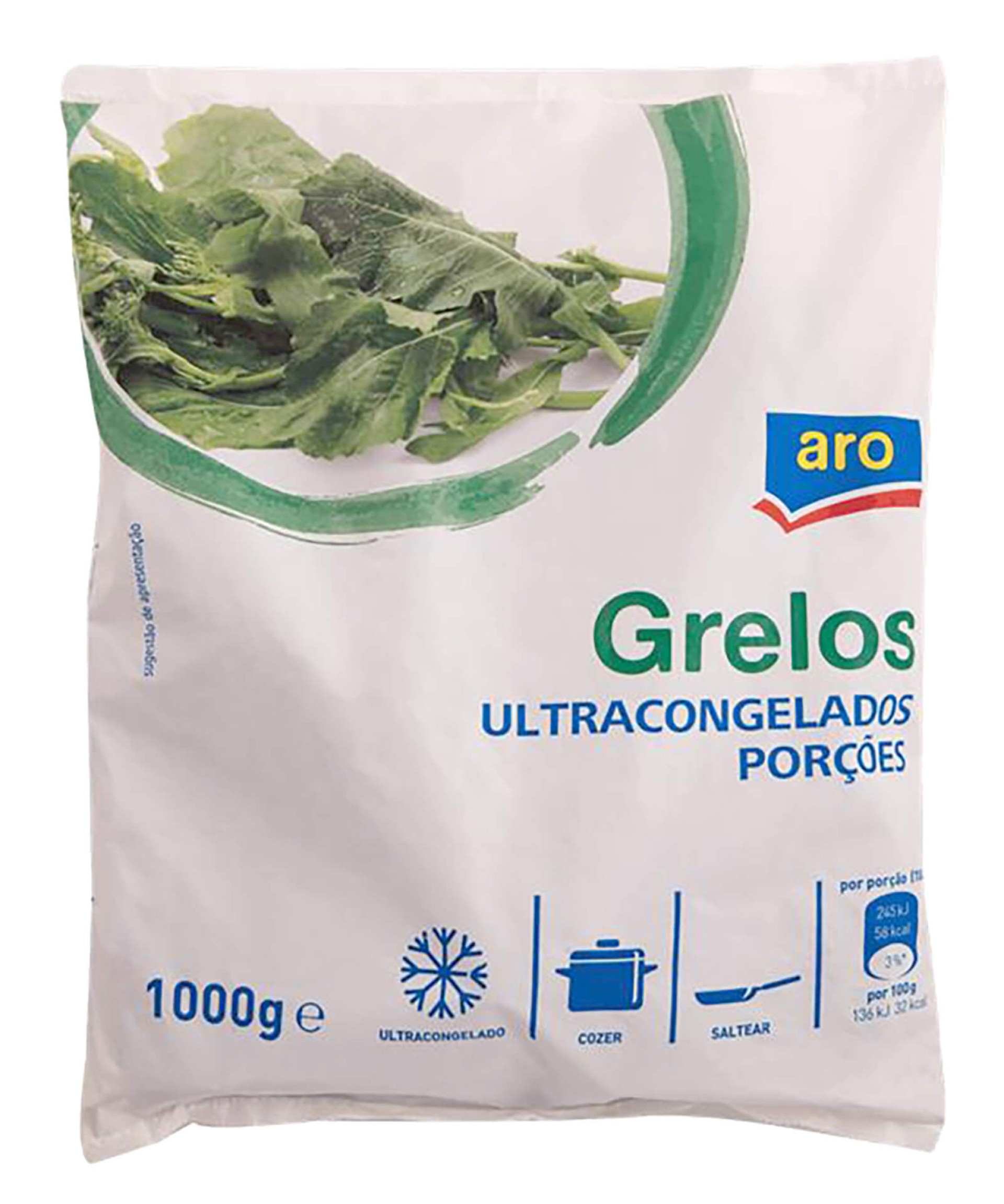 Grelos Por��es Congelado aro 10x1 kg