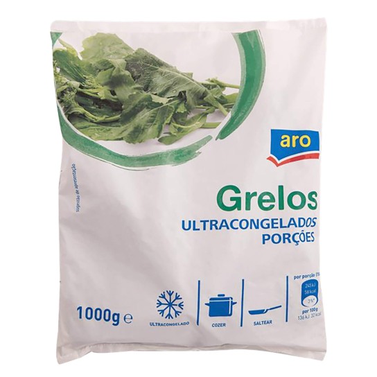Grelos Pores Congelado aro 10x1 kg