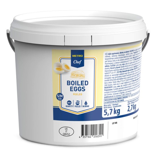 Ovo Cozido METRO Chef Balde 60 Un Ovo Cozido METRO Chef Balde 60 Un