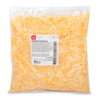 Queijo Mix 3 Queijos Ralado Uli 1 kg
