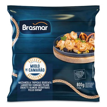 Miolo Camaro Vannamei 21/30 Congelado Saco 800 g