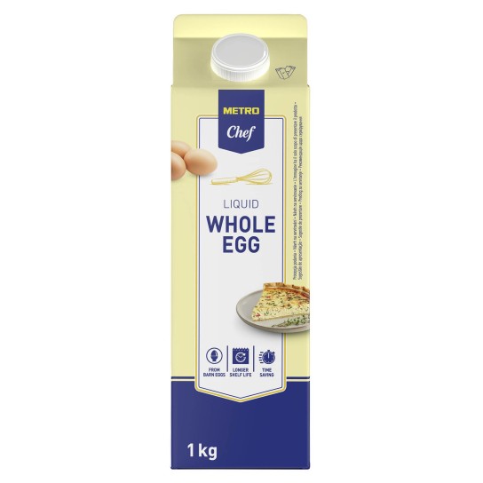 Ovo Liquido Pasteurizado Solo Horeca METRO Chef 1 kg Ovo Liquido Pasteurizado Solo Horeca METRO Chef 1 kg