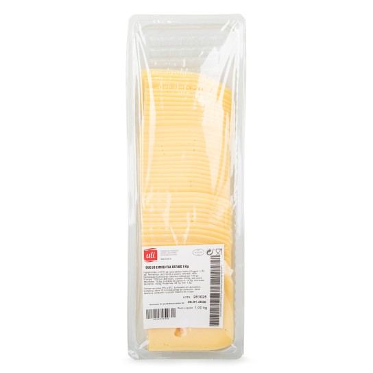 Queijo Emmental Fatiado ULI 1 kg