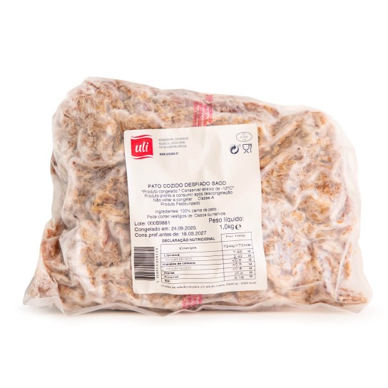 Pato Desfiado Congelado Uli 4x1 kg