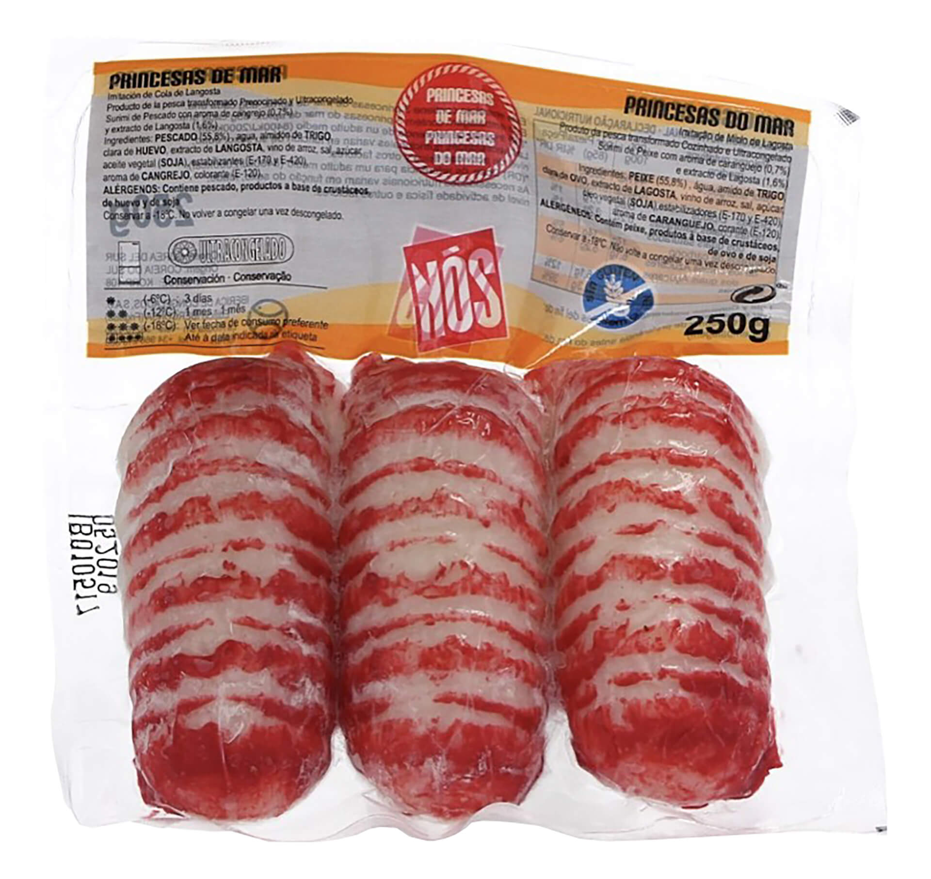 Princesas do Mar Congelado Nos 24x250 g Princesas do Mar Congelado Nos 24x250 g