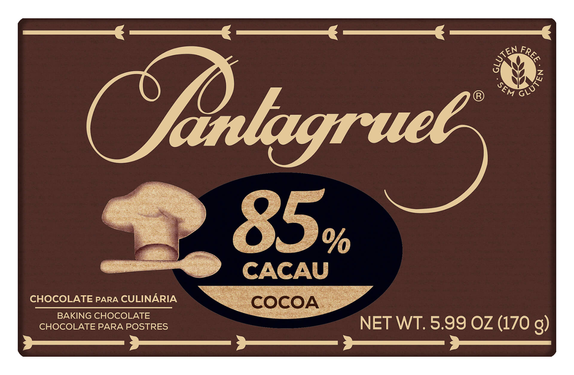 Chocolate Preto 85% Culinária Pantagruel 11x170 g Chocolate Preto 85% Culinária Pantagruel 11x170 g