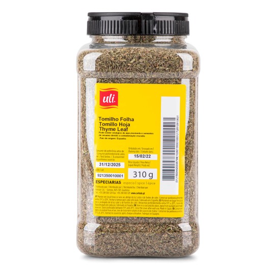 Tomilho Folha Uli Pet 310 g