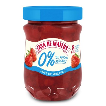 Doce Morango 0% Casa Mateus 8x280 g