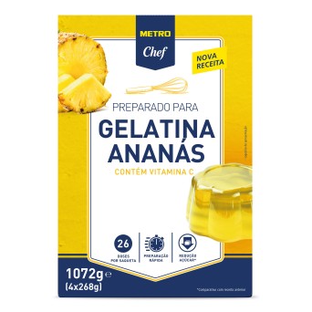 Gelatina Anan�s METRO Chef 4x268 g