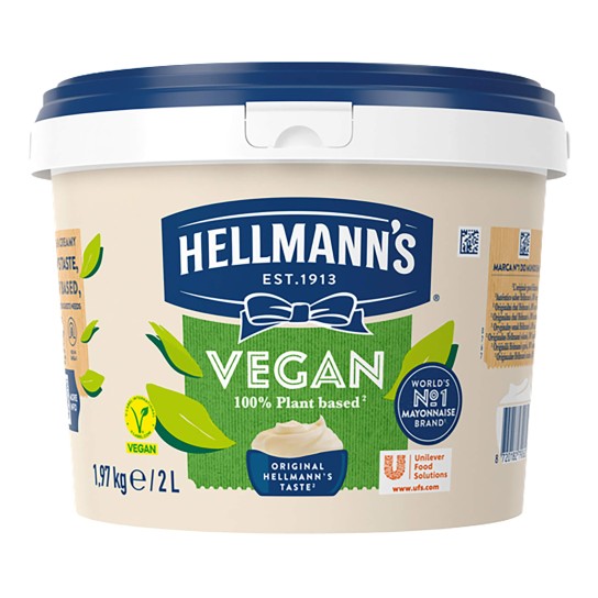 Maionese Vegan Hellmann's Balde 2 kg