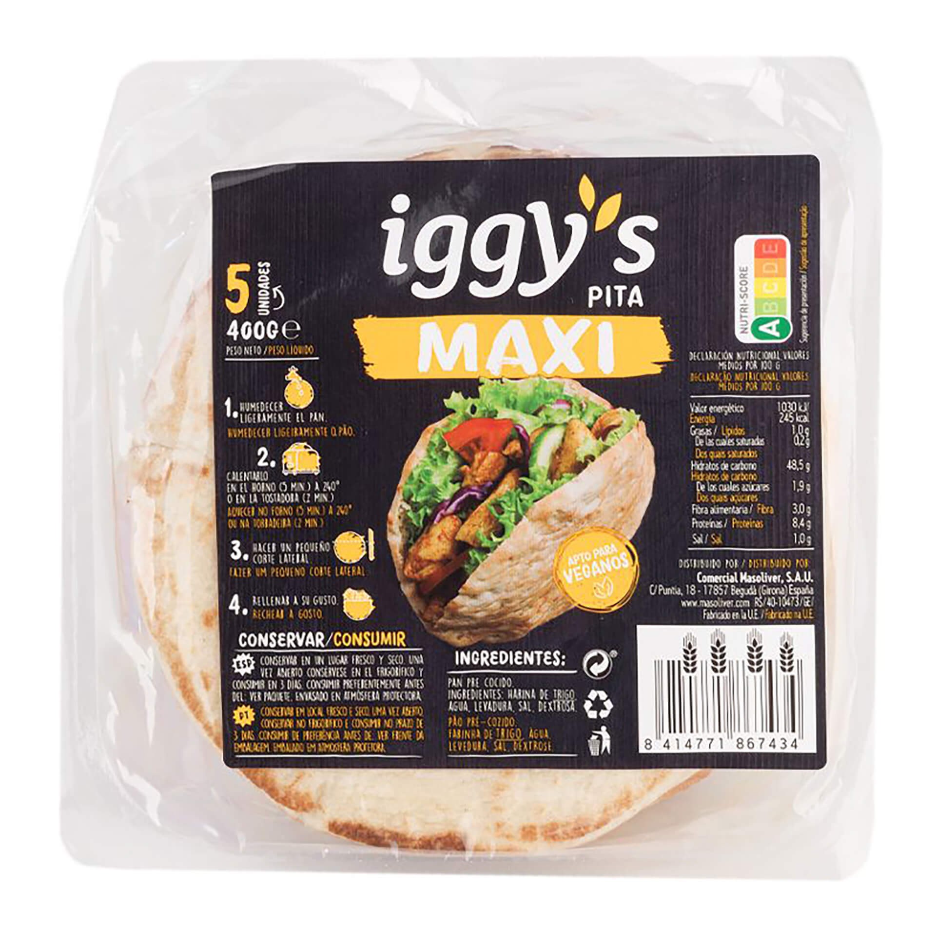P�o Pitta Maxi 12x400 g