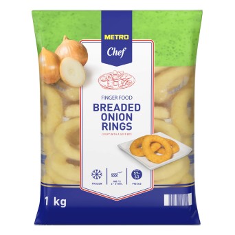 Cebola Panada Aros Congelada METRO Chef 10x1 kg