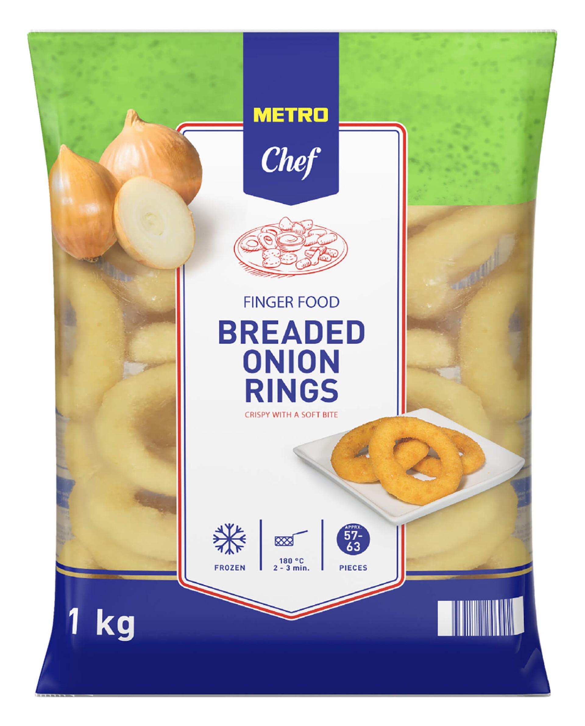 Cebola Panada Aros Congelada METRO Chef 10x1 kg Cebola Panada Aros Congelada METRO Chef 10x1 kg