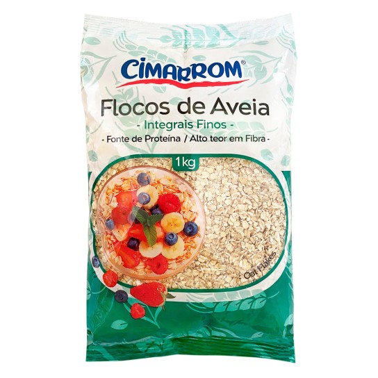 Flocos Aveia Integrais Cimarron 6x1 Kg