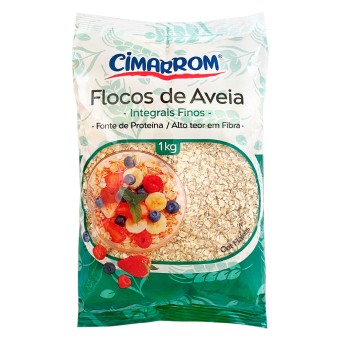 Flocos Aveia Integrais Cimarron 6x1 Kg