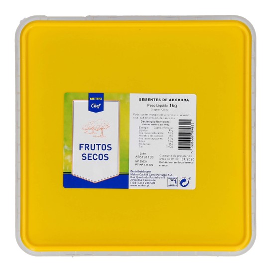 Sementes Abobora METRO Chef 1 kg