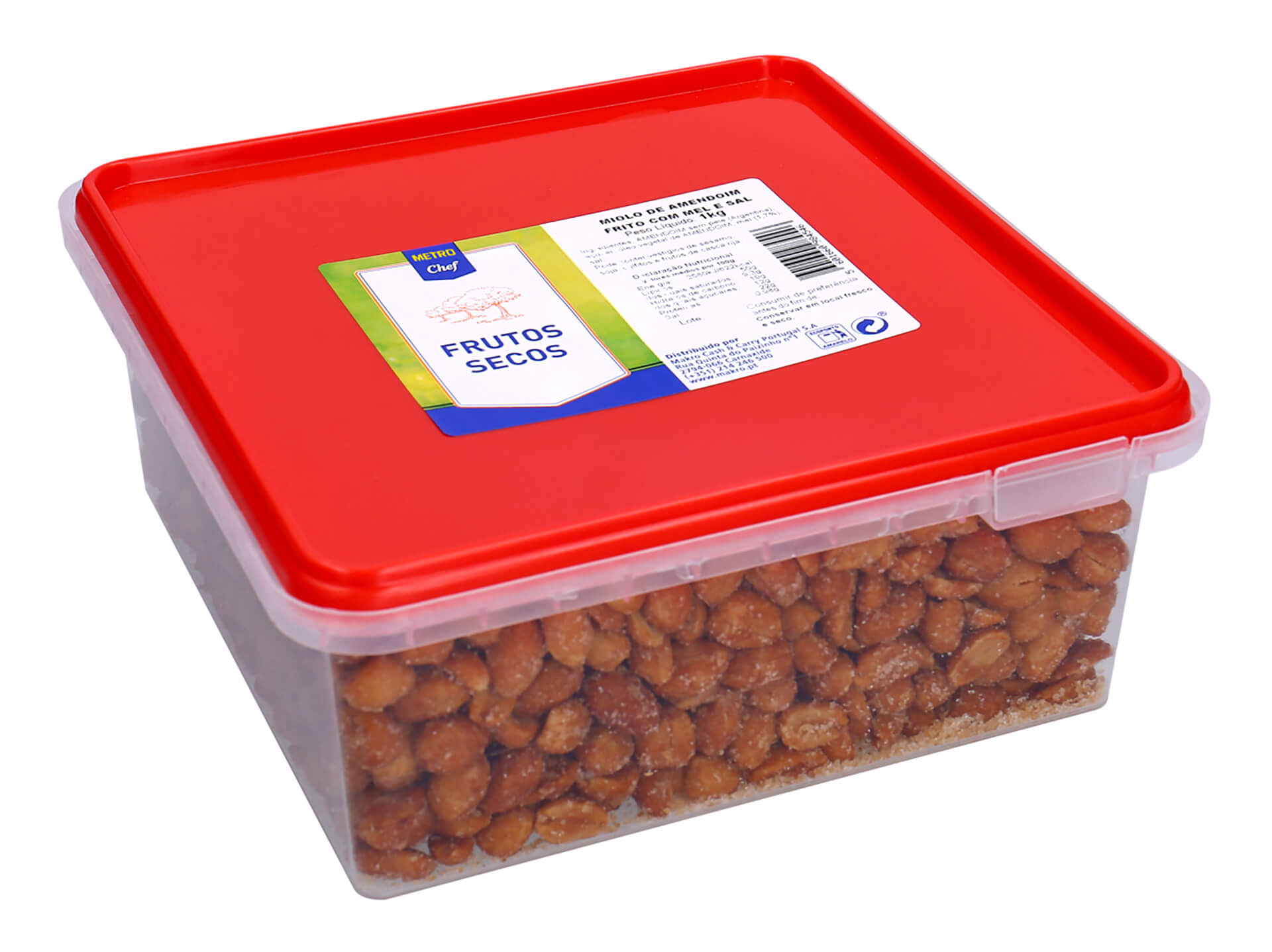 Amendoim Frito Mel/Sal METRO Chef 1 kg Amendoim Frito Mel/Sal METRO Chef 1 kg