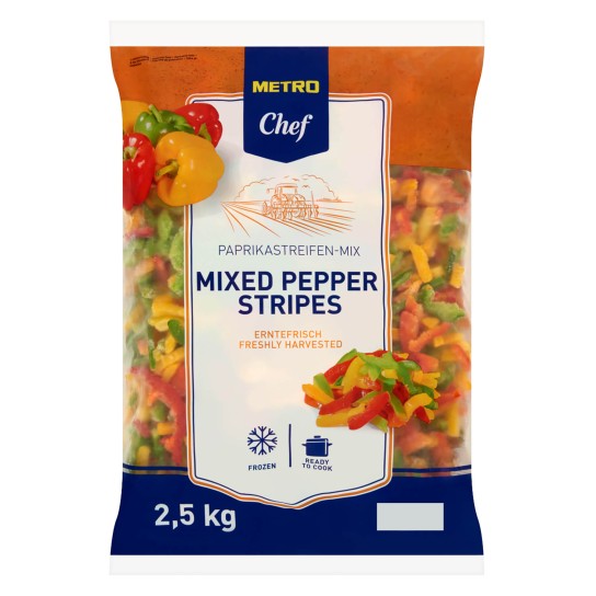 Pimento Mix Fatias Congelado METRO Chef 4x2,5 kg
