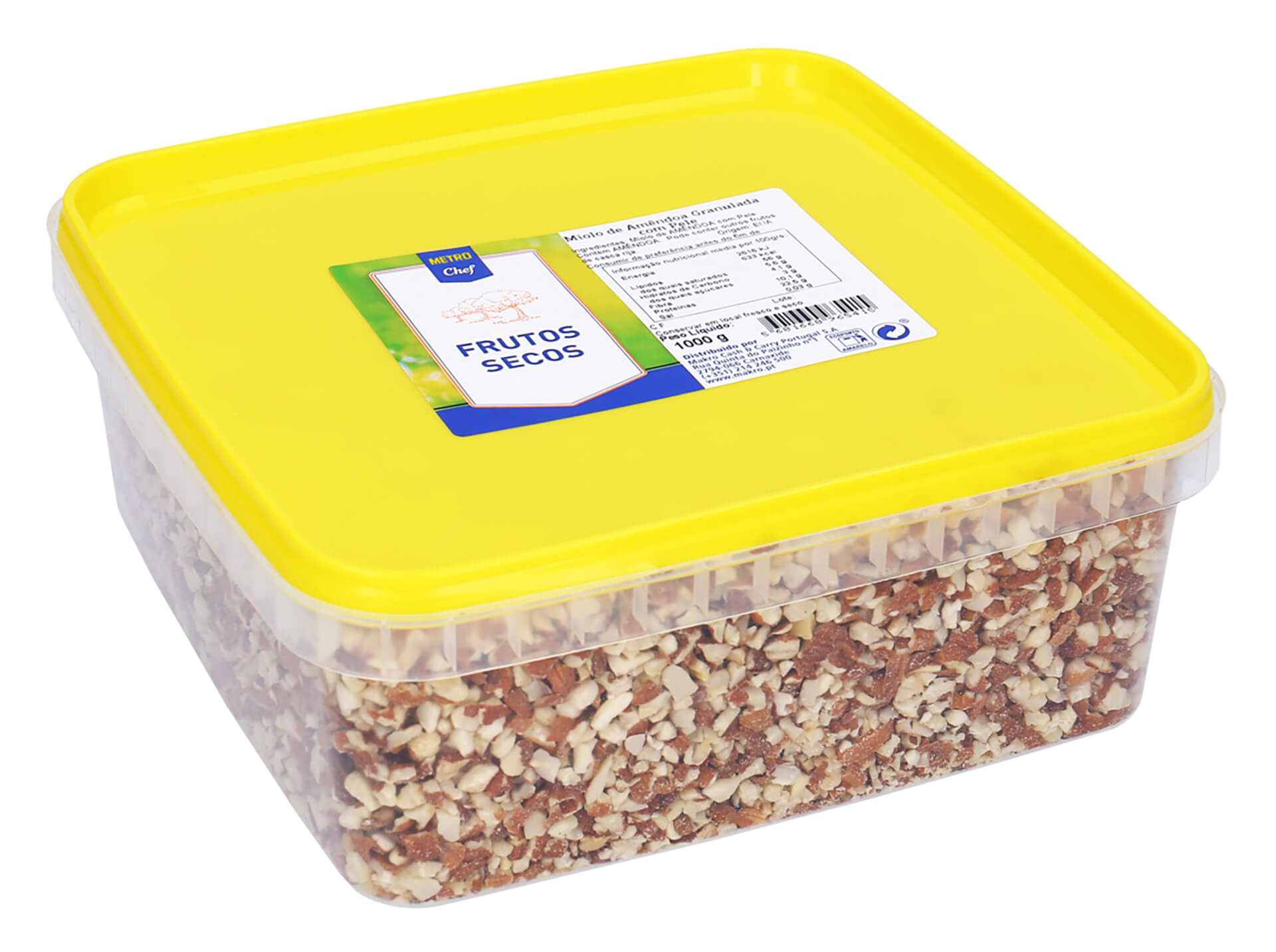 Amendoa Granulada C/Pele Metro Chef 1 kg Amendoa Granulada C/Pele Metro Chef 1 kg