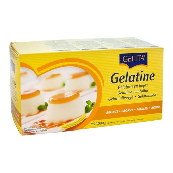 Gelatina Branca Folhas Gelita 1 kg