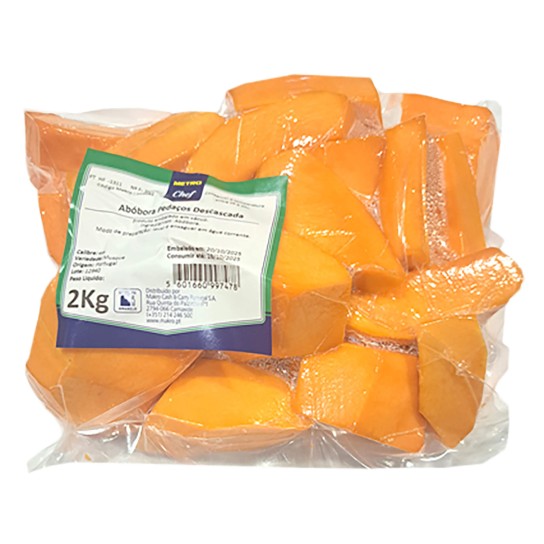 Abóbora Pedaços METRO Chef 2 kg Abóbora Pedaços METRO Chef 2 kg