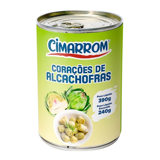 Alcachofras Coração 6/8 Cimarron 12x390 g Alcachofras Coração 6/8 Cimarron 12x390 g