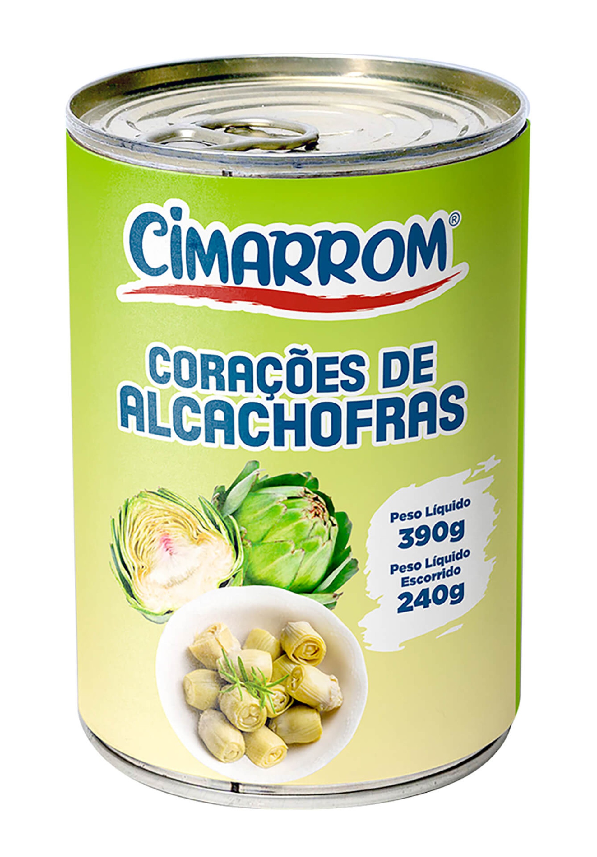 Alcachofras Coração 6/8 Cimarron 12x390 g Alcachofras Coração 6/8 Cimarron 12x390 g