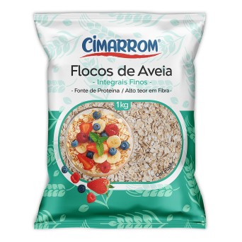 Flocos Aveia Integrais Cimarron 6x1 Kg