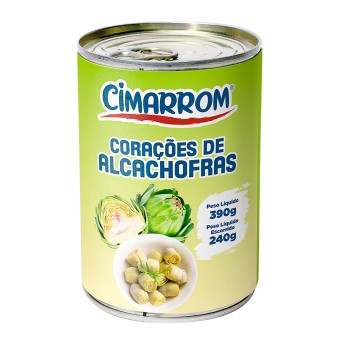 Alcachofras Cora��o 6/8 Cimarron 12x390 g