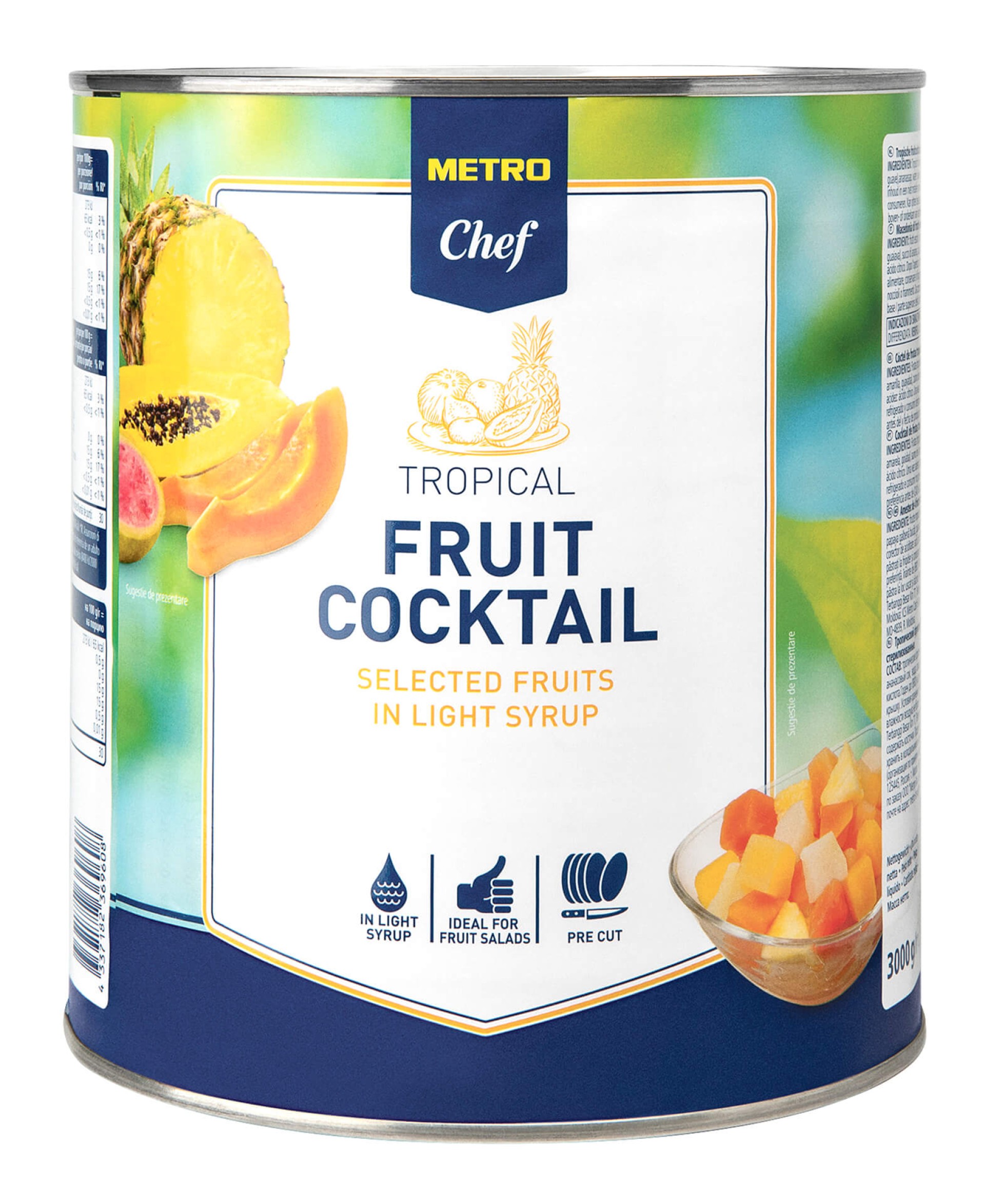 Salada Frutas Tropicais METRO Chef 3x3 kg Salada Frutas Tropicais METRO Chef 3x3 kg