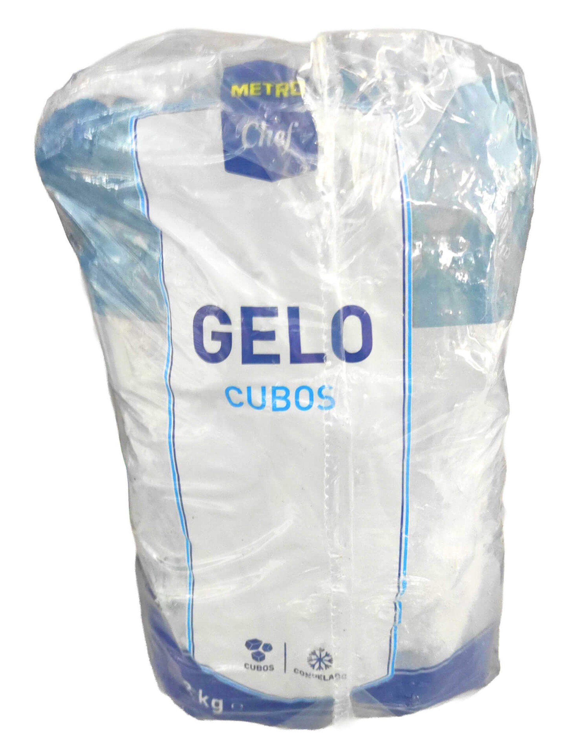 Gelo Saco Cubos METRO Chef Congelado 5x2 kg Gelo Saco Cubos METRO Chef Congelado 5x2 kg