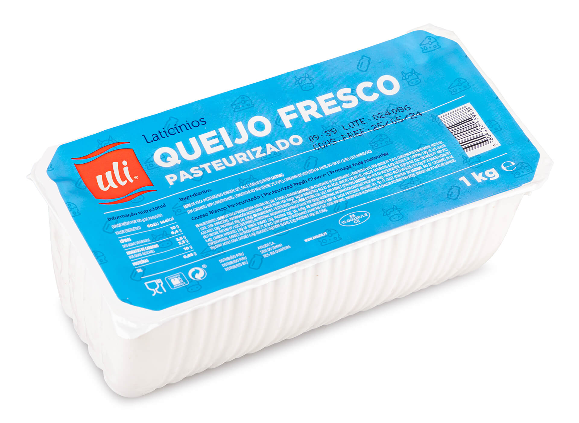 Queijo Fresco Barra Uli 1 kg