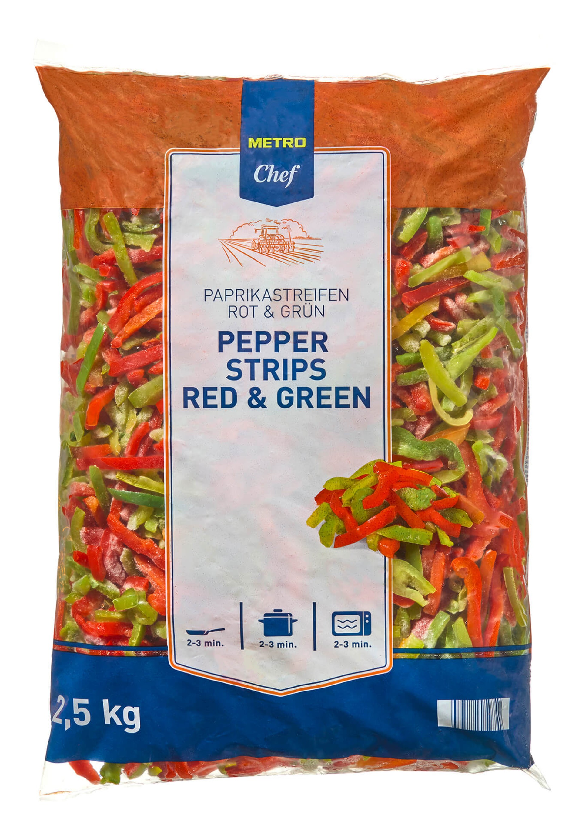 Pimento Mix Fatias Congelado METRO Chef 4x2,5 kg