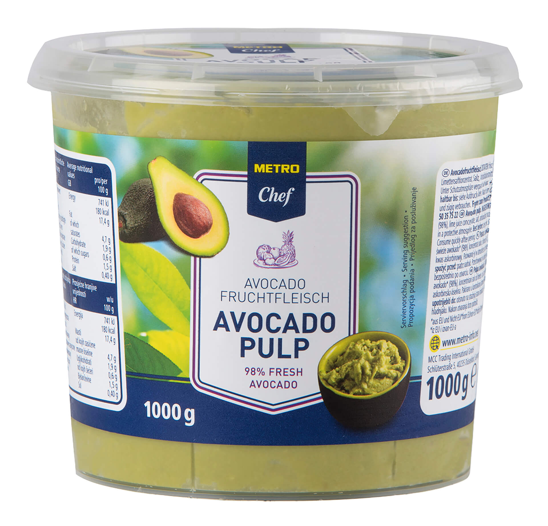 Abacate Polpa METRO Chef 1 kg Abacate Polpa METRO Chef 1 kg