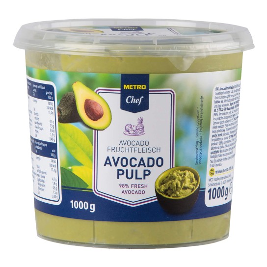 Abacate Polpa METRO Chef 1 kg Abacate Polpa METRO Chef 1 kg