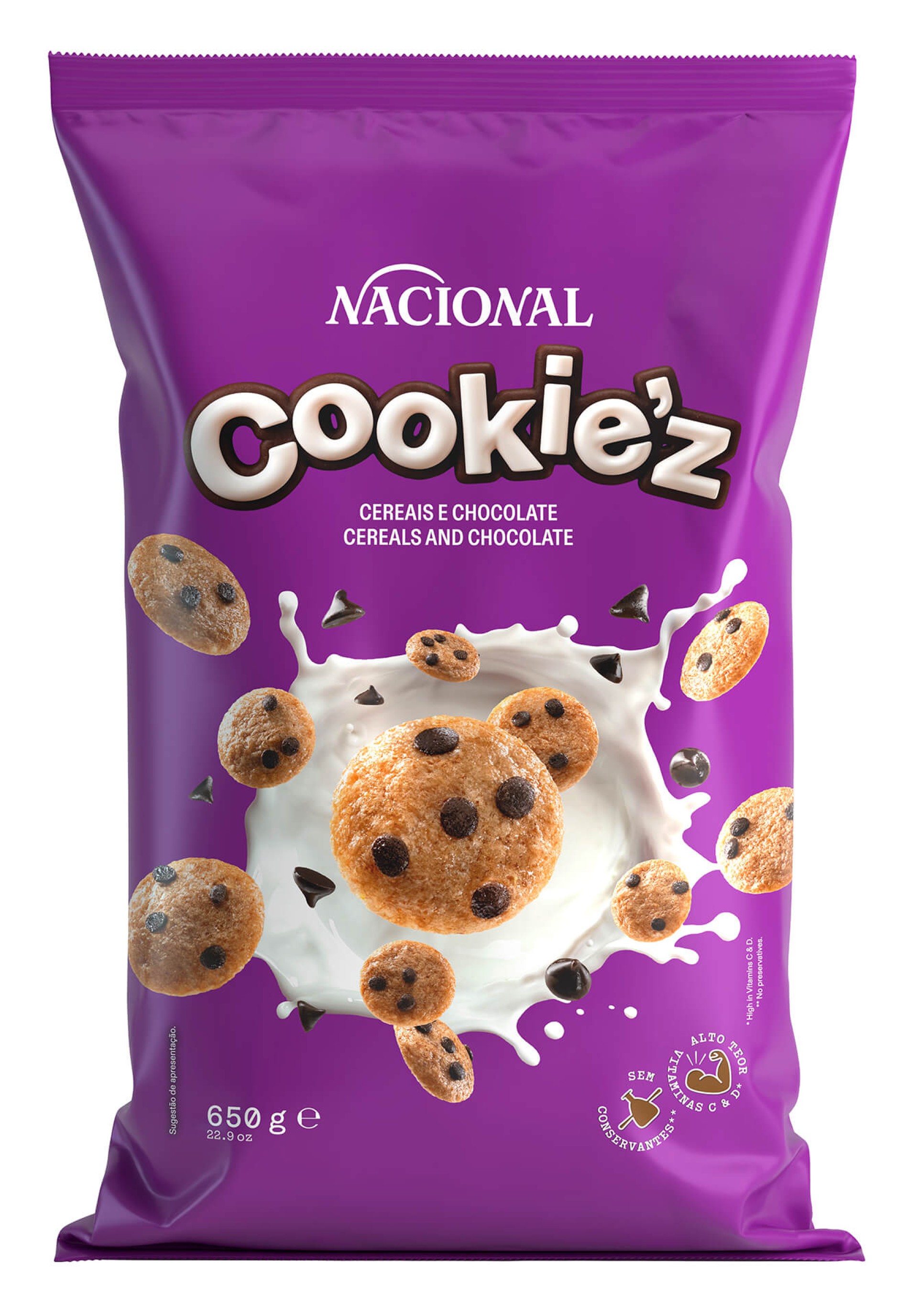 Cereais Trigo/Milho Cookiez 12x650 g