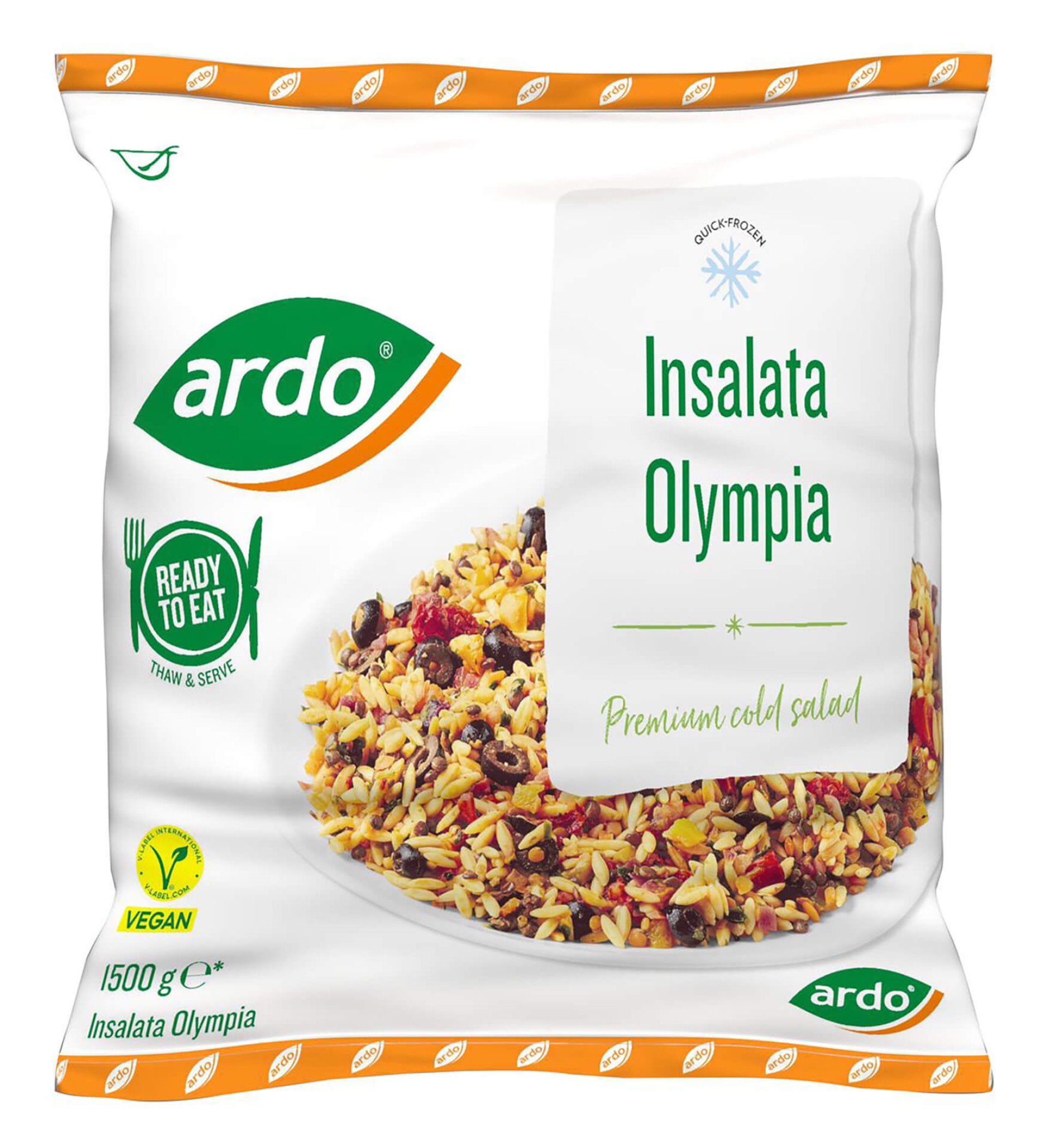 Salada Pronta Olympia Congelada Ardo 4x1,5 kg Salada Pronta Olympia Congelada Ardo 4x1,5 kg