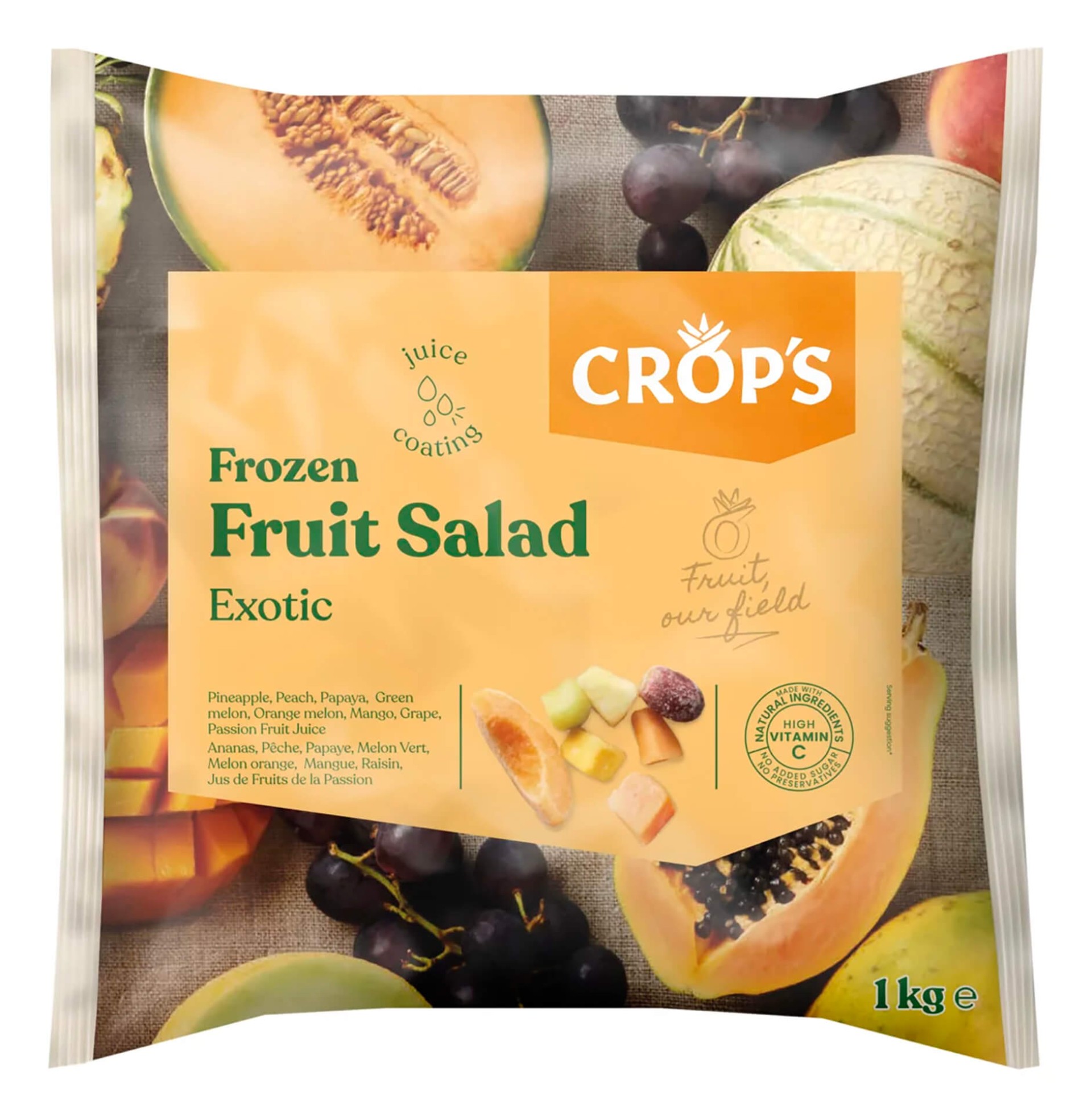 Salada Frutas Exotica Congelada Crops 5x1 kg Salada Frutas Exotica Congelada Crops 5x1 kg