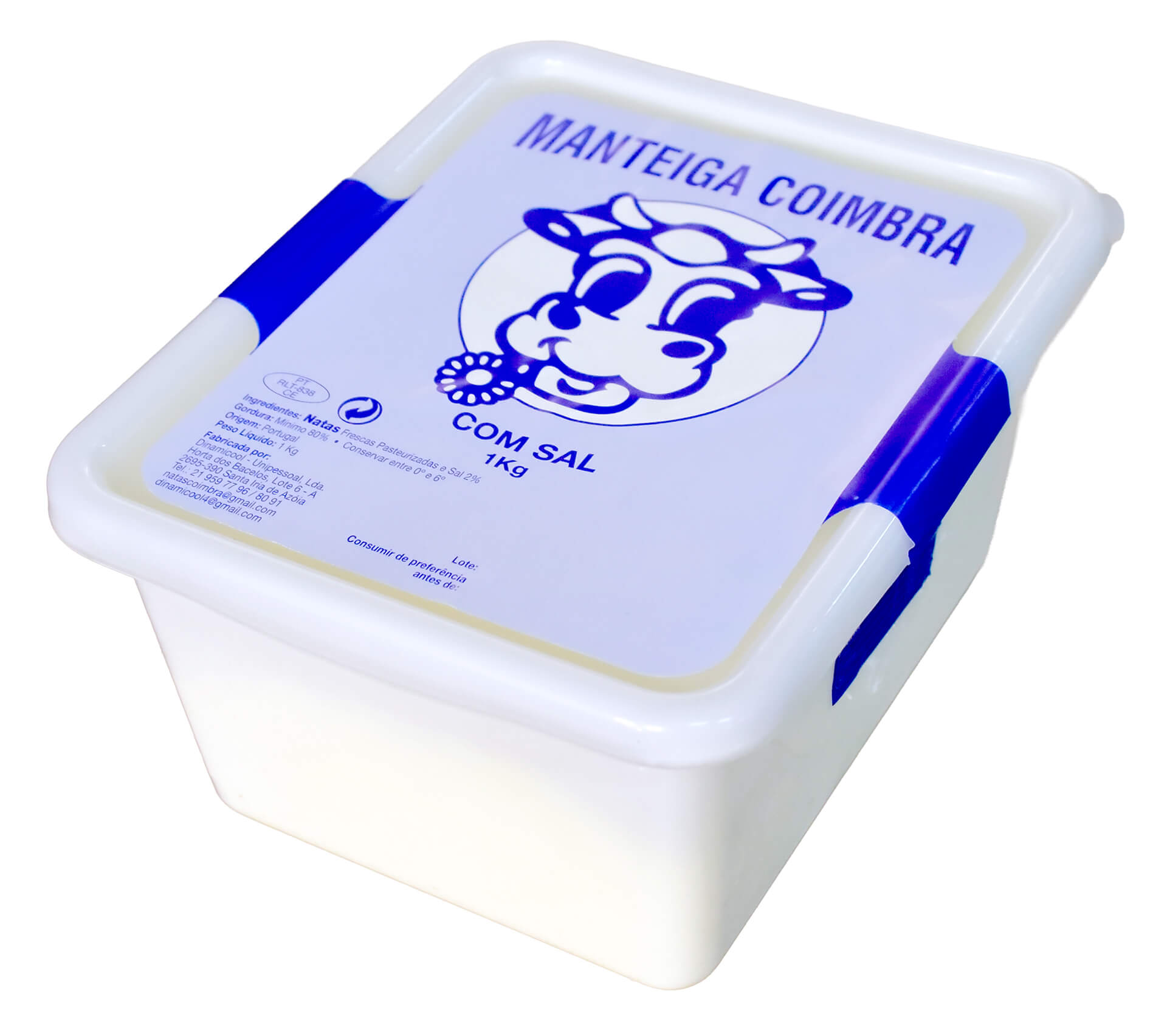 Manteiga c/ Sal Coimbra 8x1 kg Manteiga c/ Sal Coimbra 8x1 kg