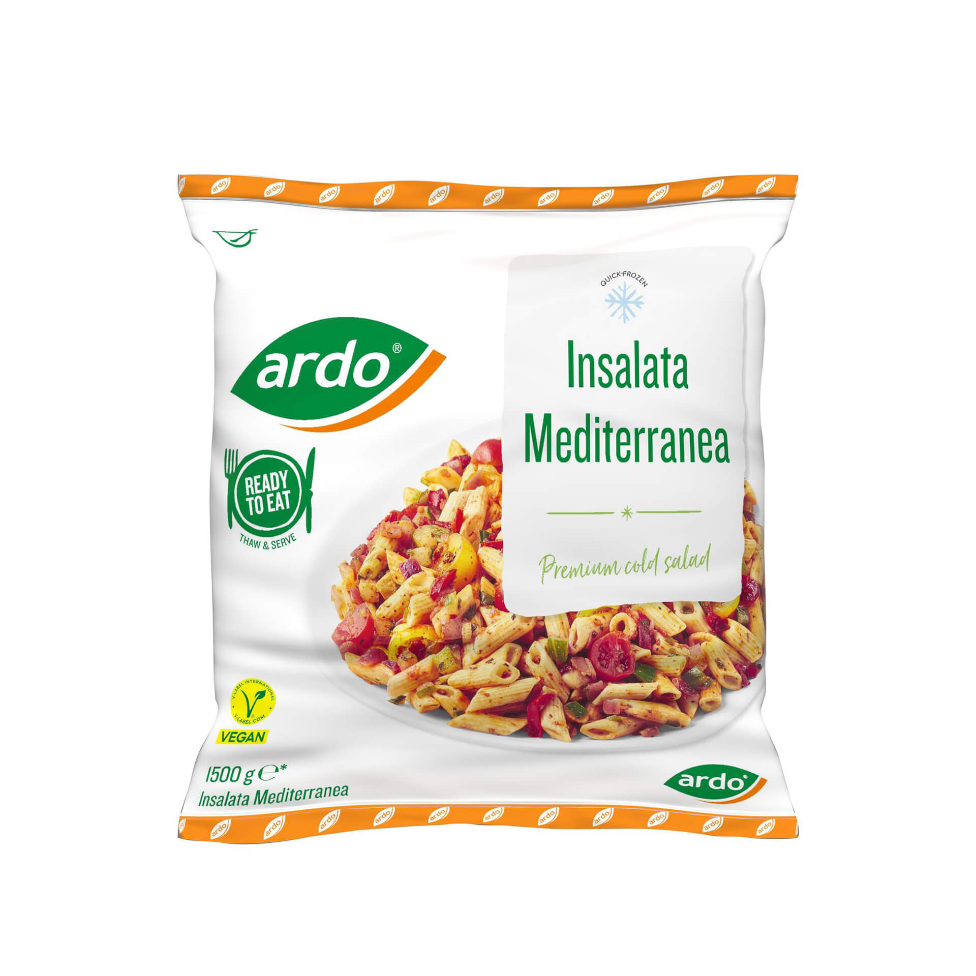 Salada Pronta Mediterr�nea Congelada Ardo 4x1,5 kg
