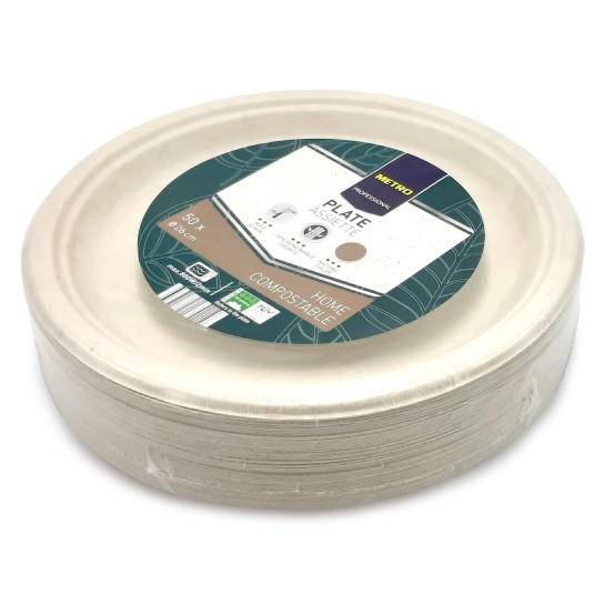 Prato Redondo 26 cm METRO Profissional 6x50 Un