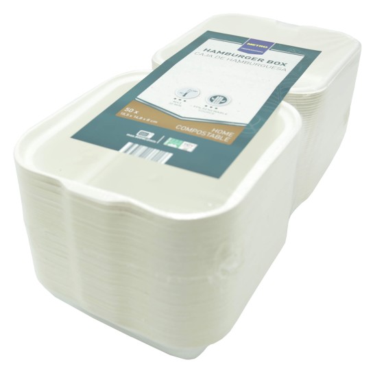 Caixa Cartão p/ Hambúrguer METRO Profissional 4X50 Un Caixa Cartão p/ Hambúrguer METRO Profissional 4X50 Un