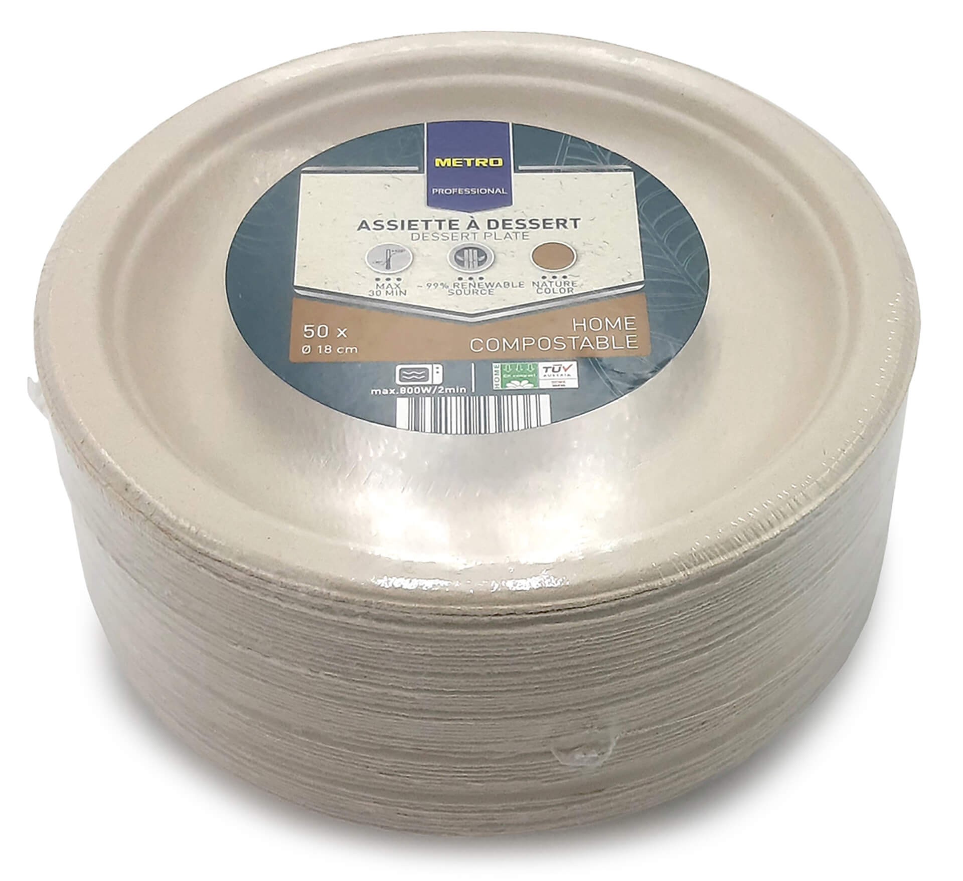 Prato Redondo 18 cm METRO Profissional 14x50 Un