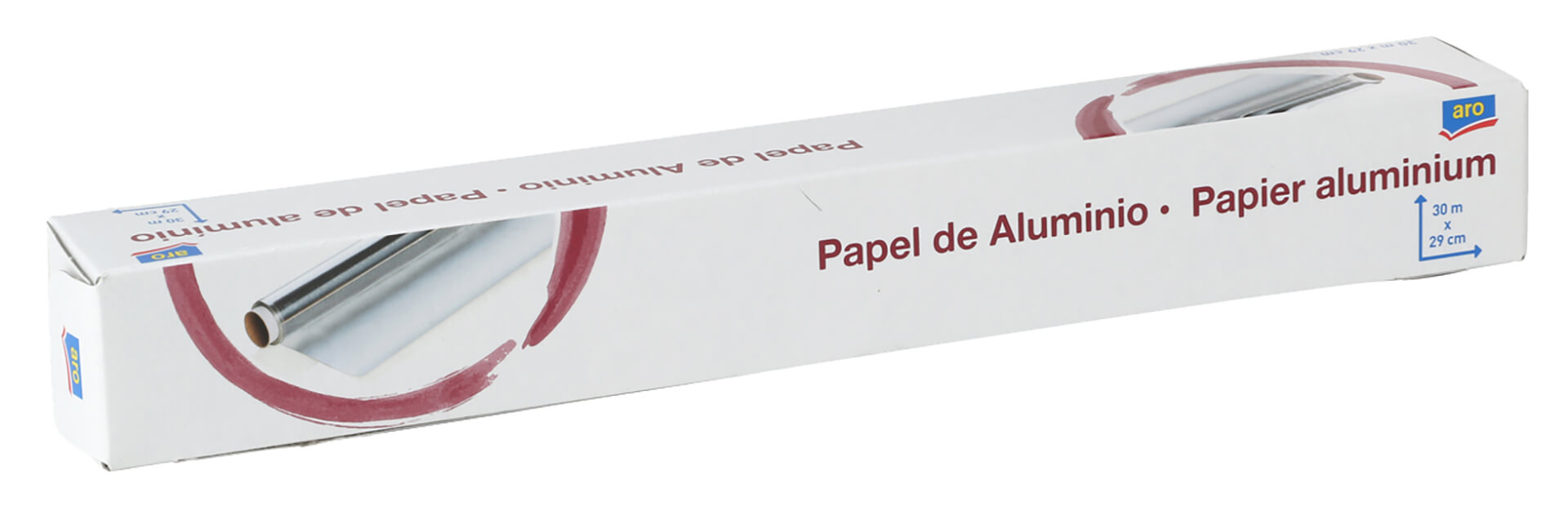 Papel Alum�nio 29cmx30m aro Cx 24 Un