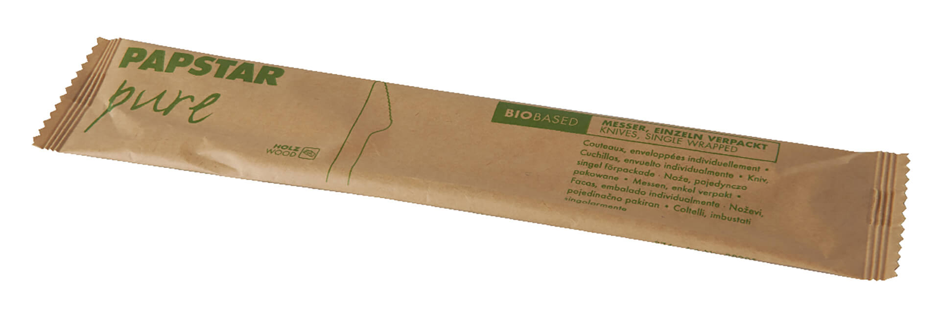 Faca Madeira Individual 16,5 cm 10x50 Un